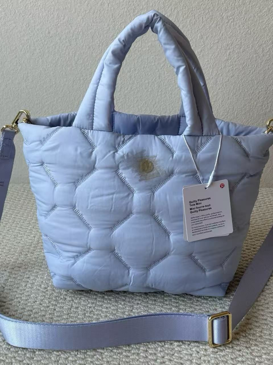 Attractive Stylish Women's Puff Letter Mini Underarm Bag