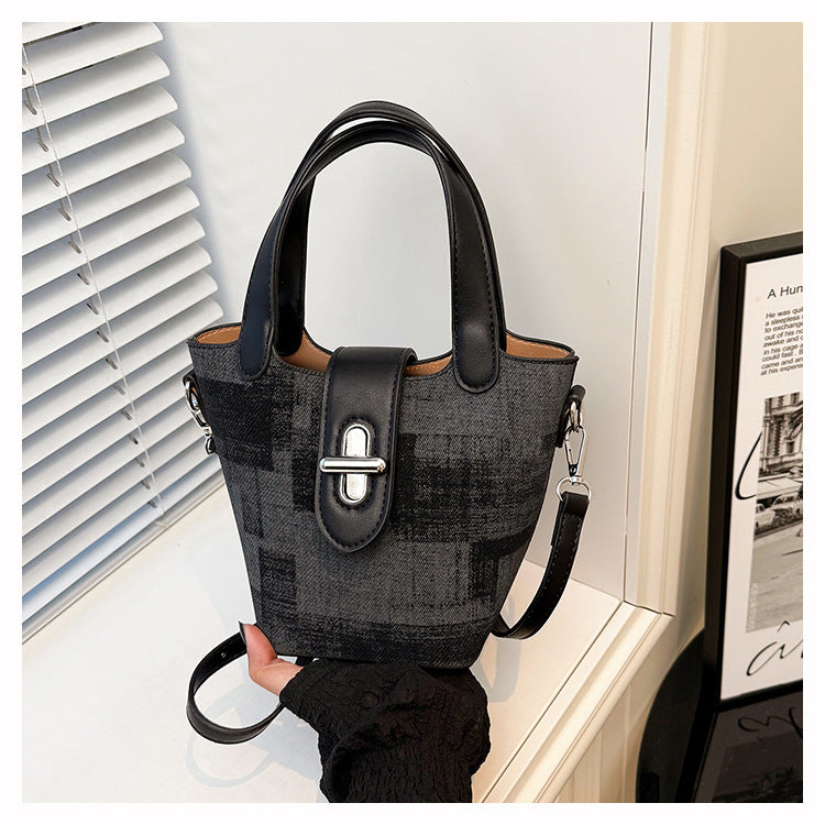 Women's Advanced Texture Light Luxury Portable Vegetable Basket Bags