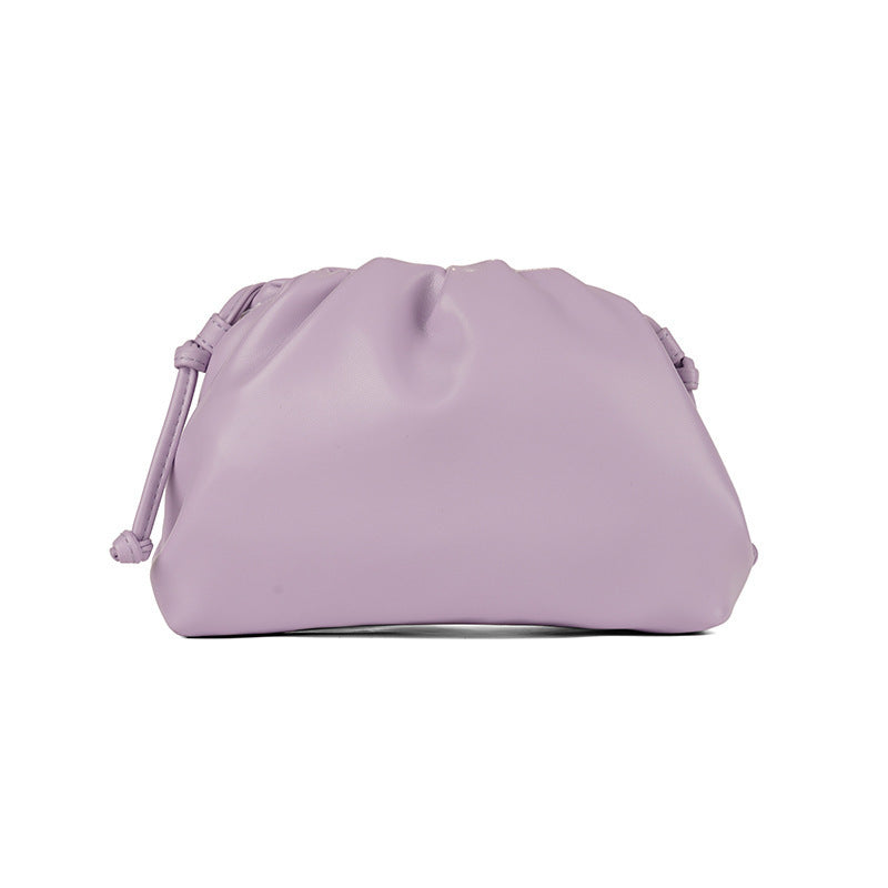 Women's Pleated Dumpling Commuter Solid Color Simple Bags
