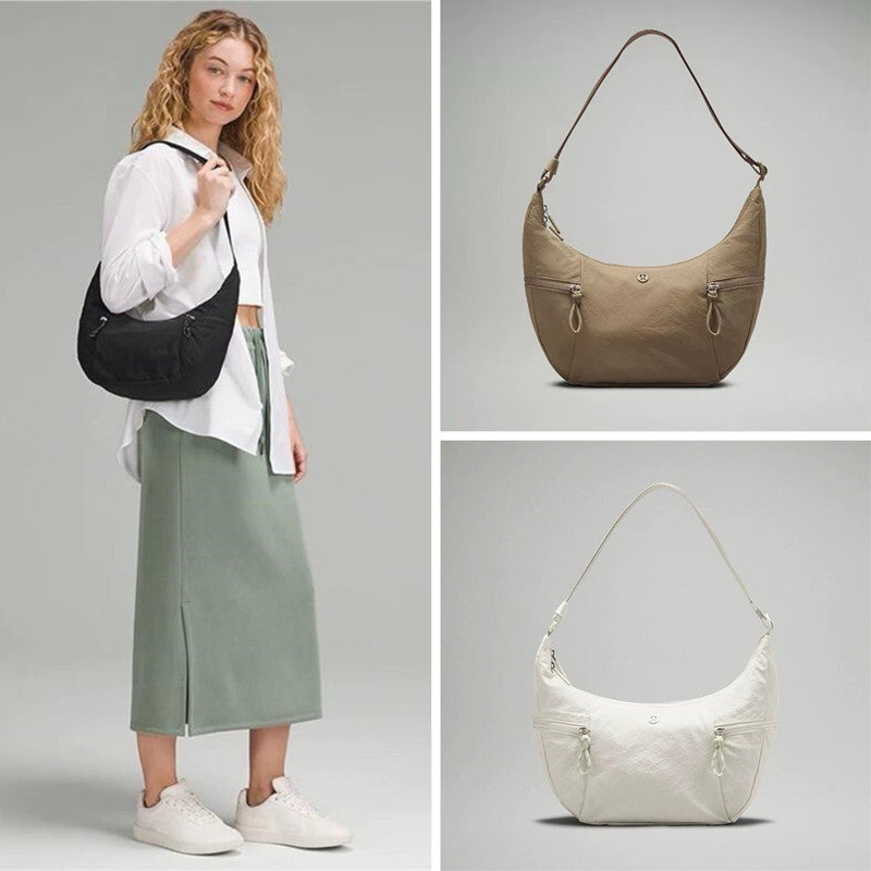 Women's Dumpling Croissant Water Repellent Yoga Bags