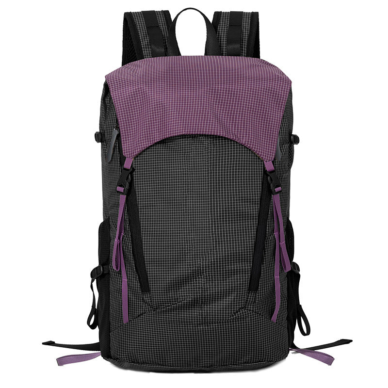 Women's & Men's Portable Nylon Waterproof Zipper Large Capacity Sports Backpack
