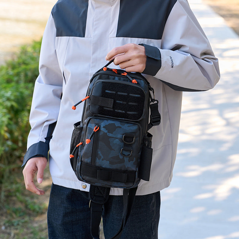 Men's Lure Waterproof Large Capacity Fishing Single Sport Waist Bag, Accessory Bag