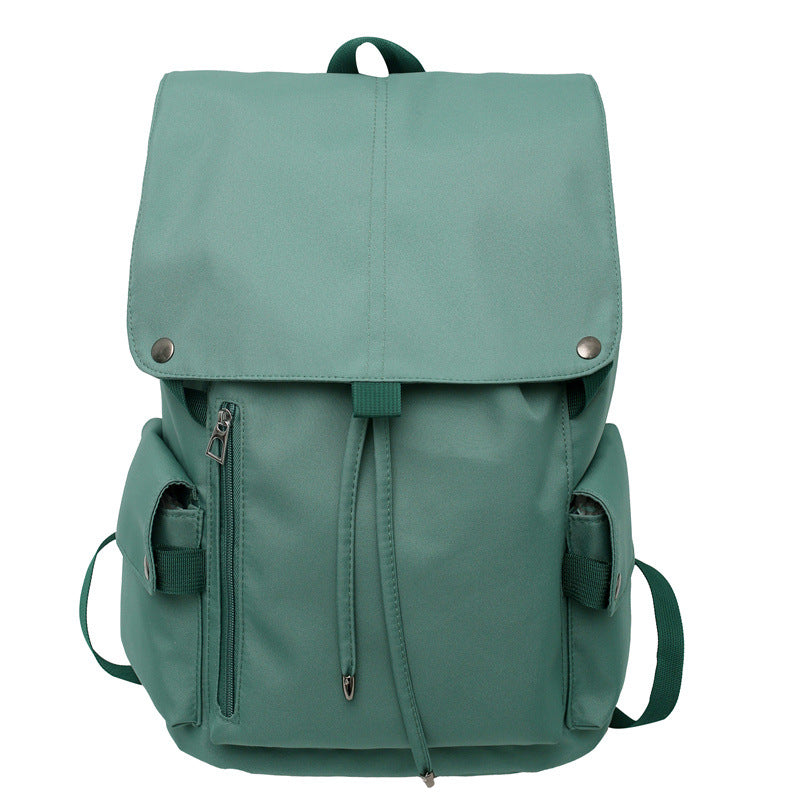 Solid Color Computer College Flip High Backpacks