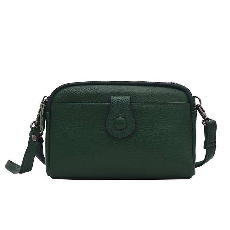 Women's Mini First Layer Cowhide Version Leather Women's Messenger Bag