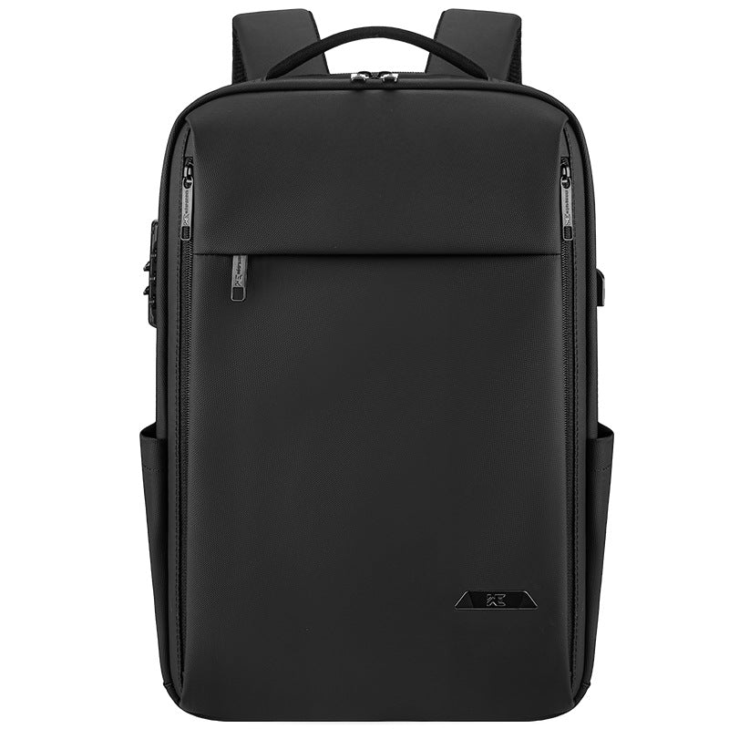 Men's Lightweight Waterproof Large Capacity Password Computer Backpacks
