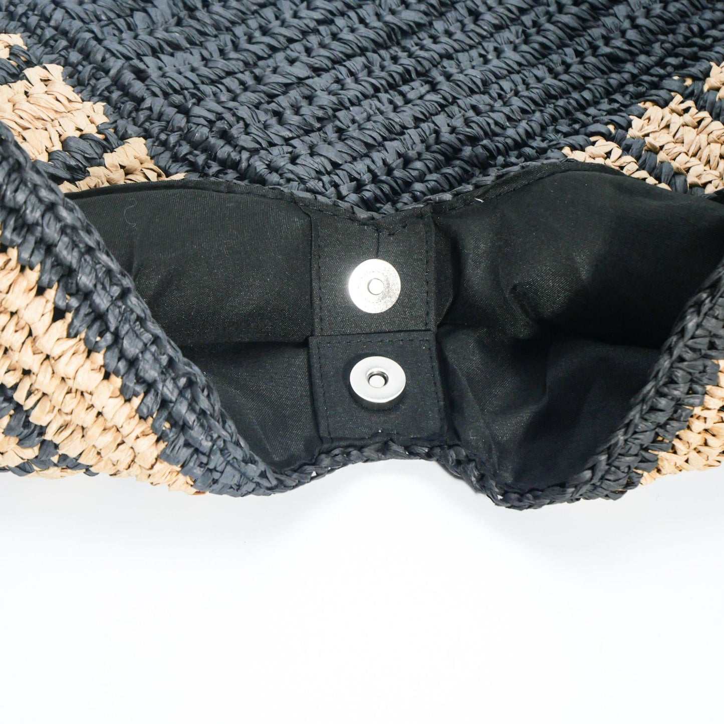 Women's Twill Straw High-grade Hand-woven Large Capacity Bags