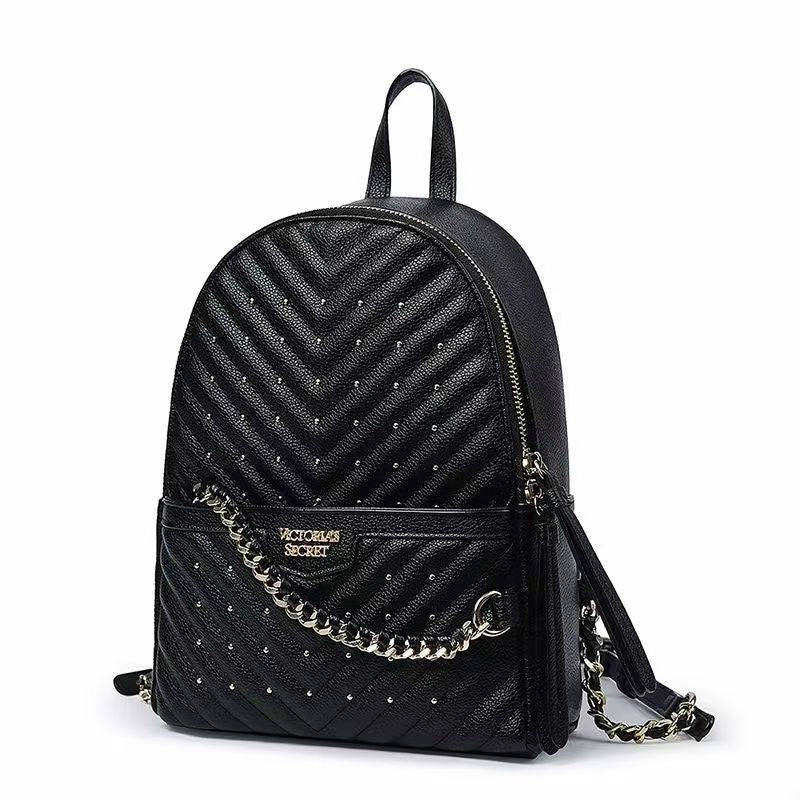 Rivet Stylish Simple Versatile Portable Leisure Women's Backpack