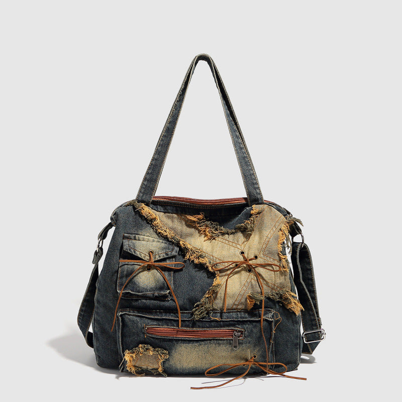 Women's Large Capacity Totes Hot Vintage Washed Bags