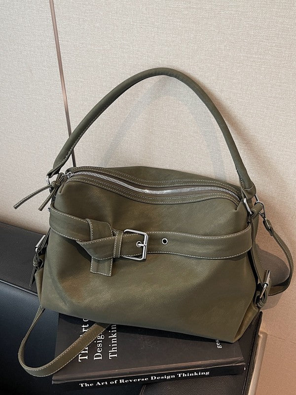 Women's Capacity Retro Commuter Korean Niche Western Women's Shoulder Bag