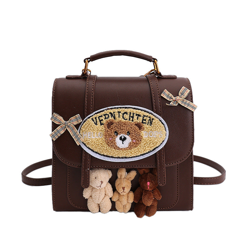 New Homemade Creative Cartoon Bear Doll Backpacks