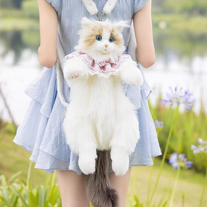 Doll Cat Cute Plush Birthday Gift Backpacks