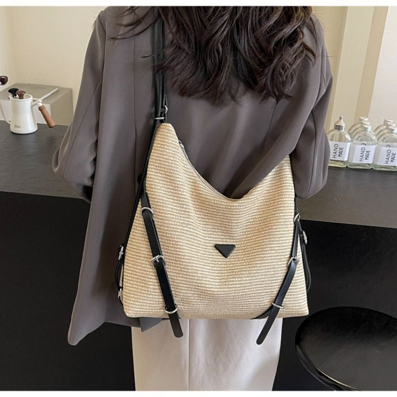 Women's Retro Style Good-looking Large Capacity Commuter Versatile Light Tote Bags