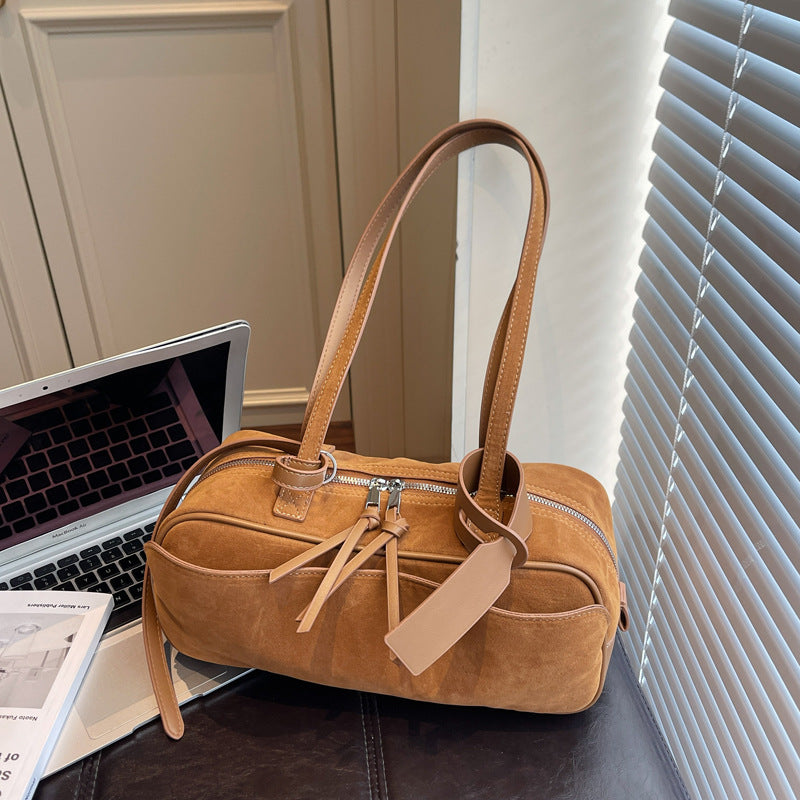 Women's Bowling Simple Light Luxury Boston Commuter Bags