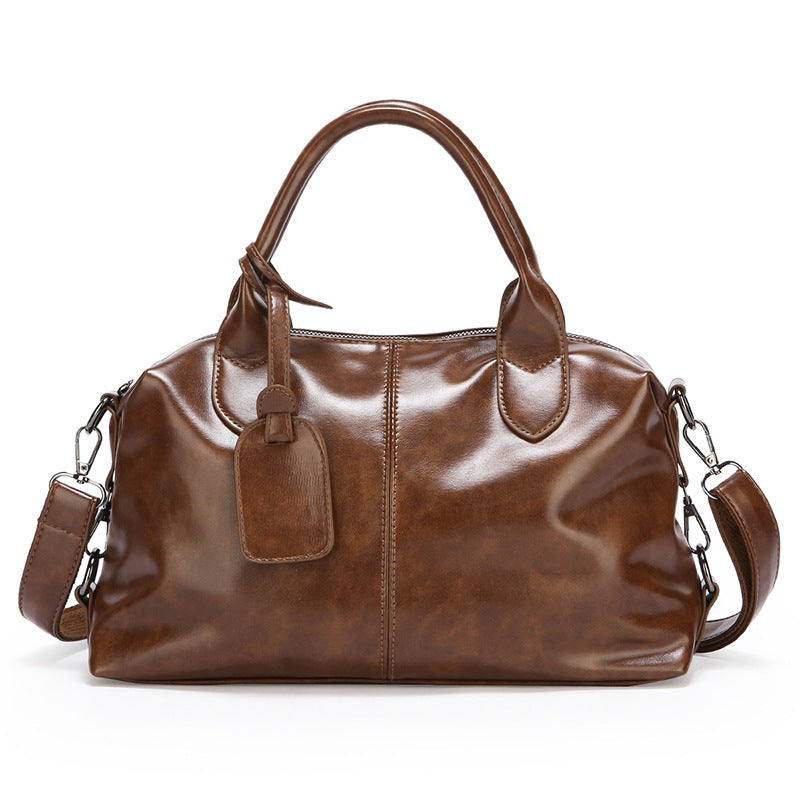 Women's Large Capacity Mom Boston Portable Commuter Women's Handbag