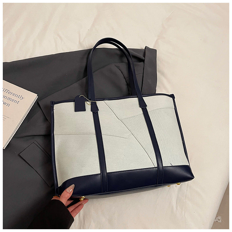 Women's Retro Fashion One Contrast Color Western Women's Shoulder Bag