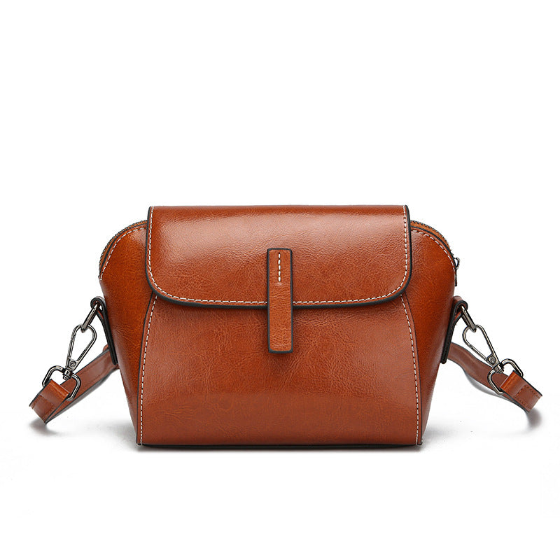 Women's Leather Large Capacity High-grade Shell Niche Shoulder Bags
