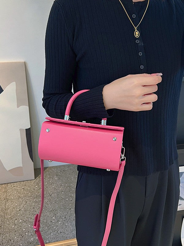 Hard Shell Elegant Portable Round Trendy Bags