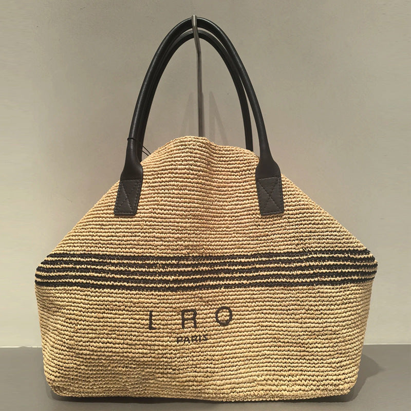 Woven Large Capacity Seaside Vegetable Basket Bags