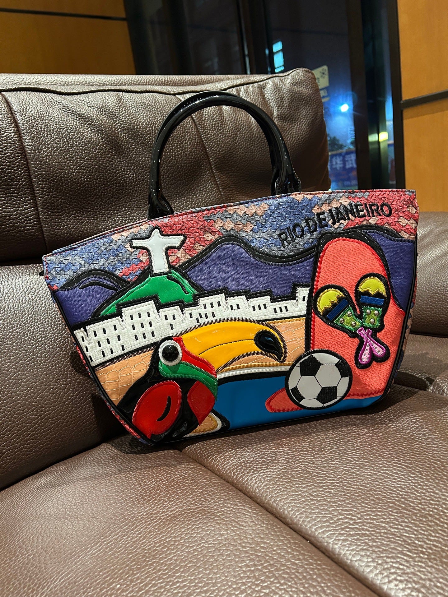 Theme Creative Exotic Flower Large Capacity Tote Bag