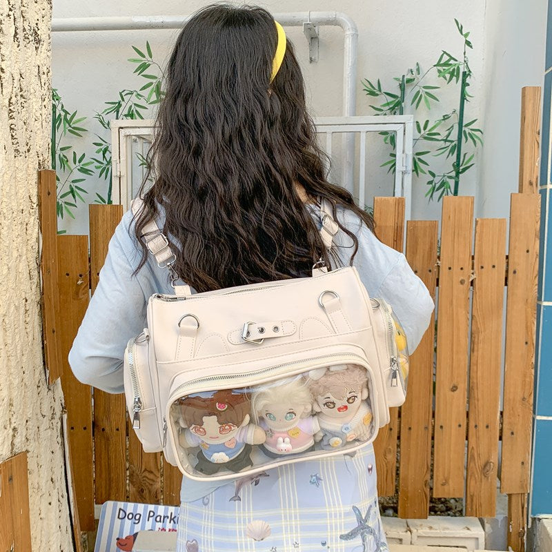 Transparent Pain Large Amount Of Food Daily Bar Handbags