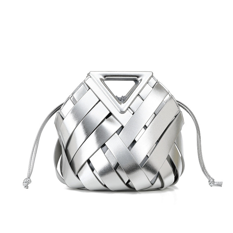 Women's Inverted Triangle Knitting Large Capacity Combination Women's Handbag