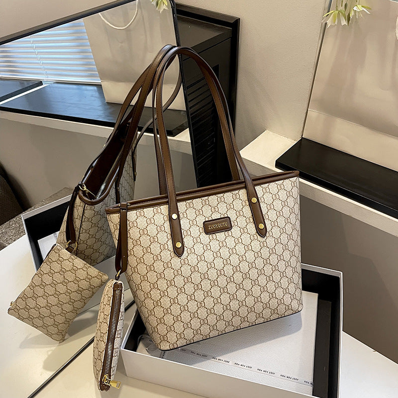 Women's Large Capacity Winter Trendy Fashion Shopping Women's Shoulder Bag