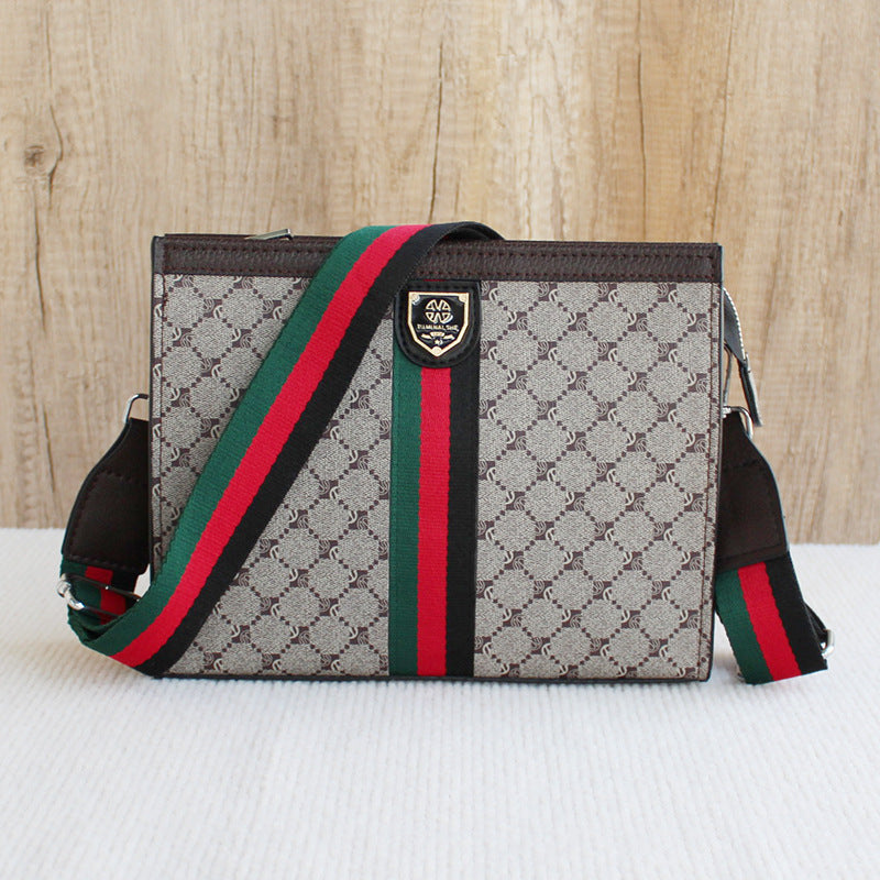 Men's Business Large Capacity Fashion Trendy Hard Handbags