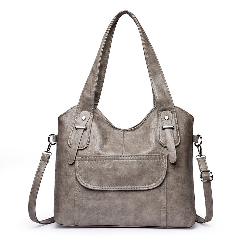 Winter Large Capacity Portable Trendy Soft Women's Shoulder Bag