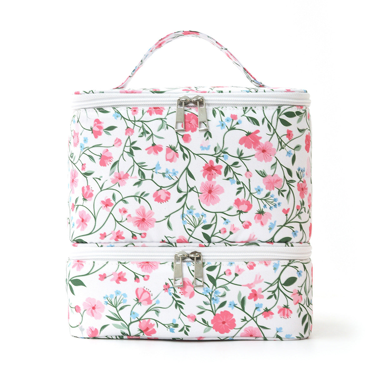 Large Capacity Storage Quilted Printing Grid Detachable Bags