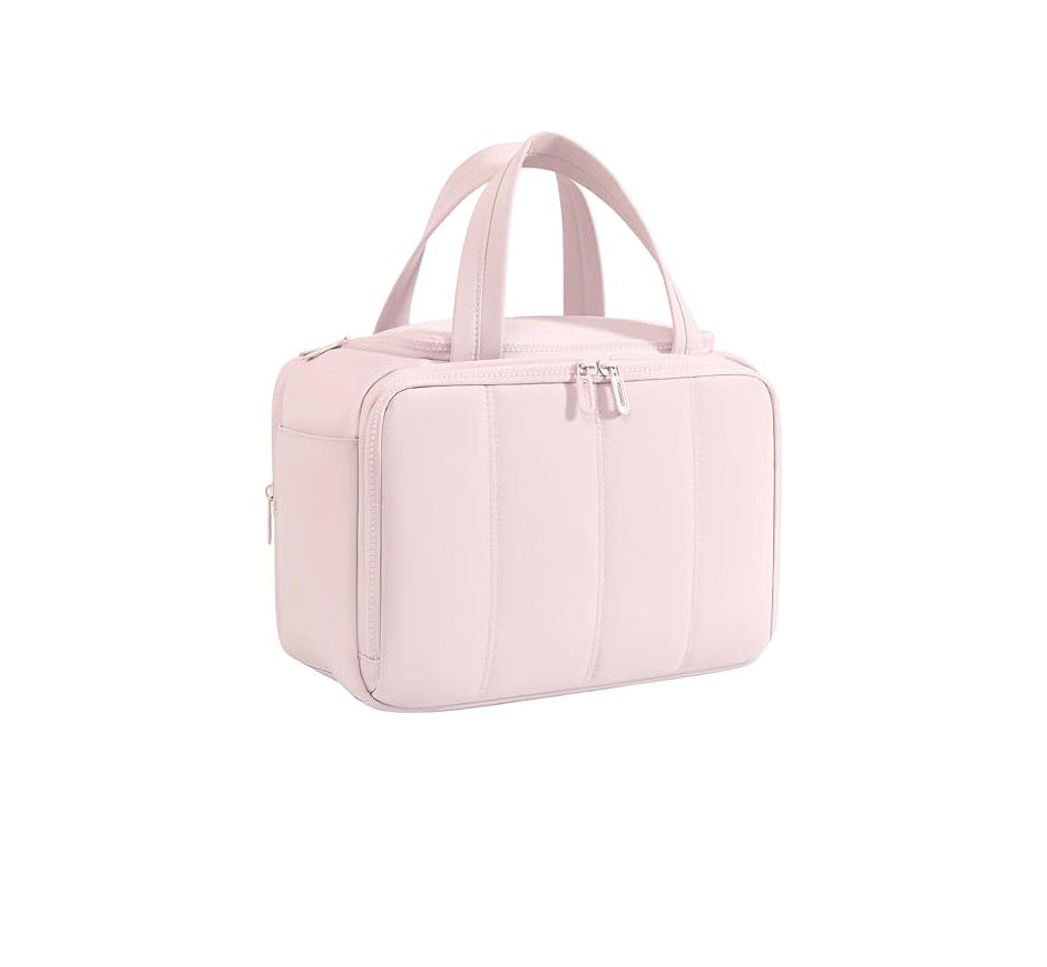 Large Capacity Lightweight Opening Wash Quilted Bags
