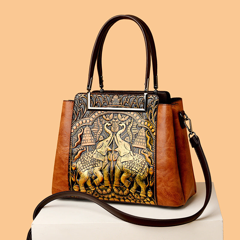Women's High Sense Large Capacity Retro Fashion Women's Messenger Bag