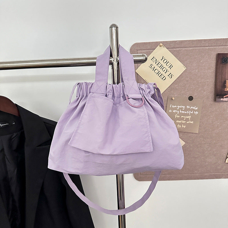 Women's & Men's Singapore Dumpling Foldable Portable Soft Nylon Hand Bags