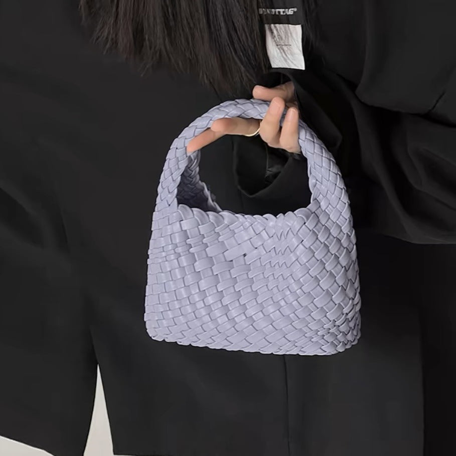 Women's Pretty Spinach Sailor Hand-woven Portable Women's Handbag