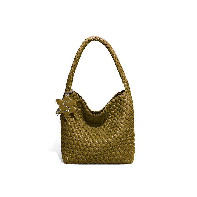 Women's Classic Gun Portable Underarm Fashion Solid Color Handmade Women's Handbag