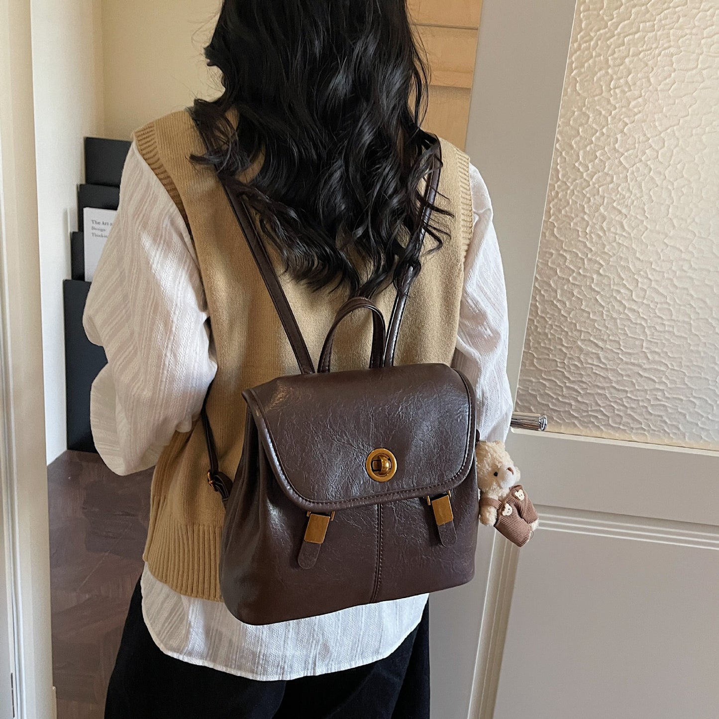 Women's Western Style Fashion Preppy Advanced Retro Backpacks