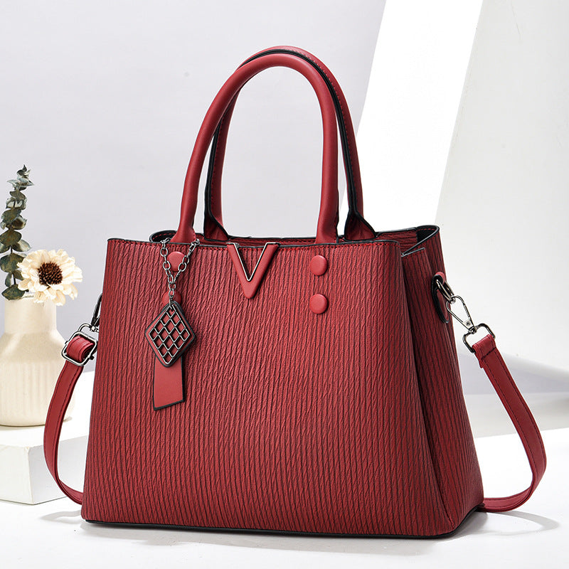 Woven Macaron Fashion Good-looking Large Capacity Women's Shoulder Bag