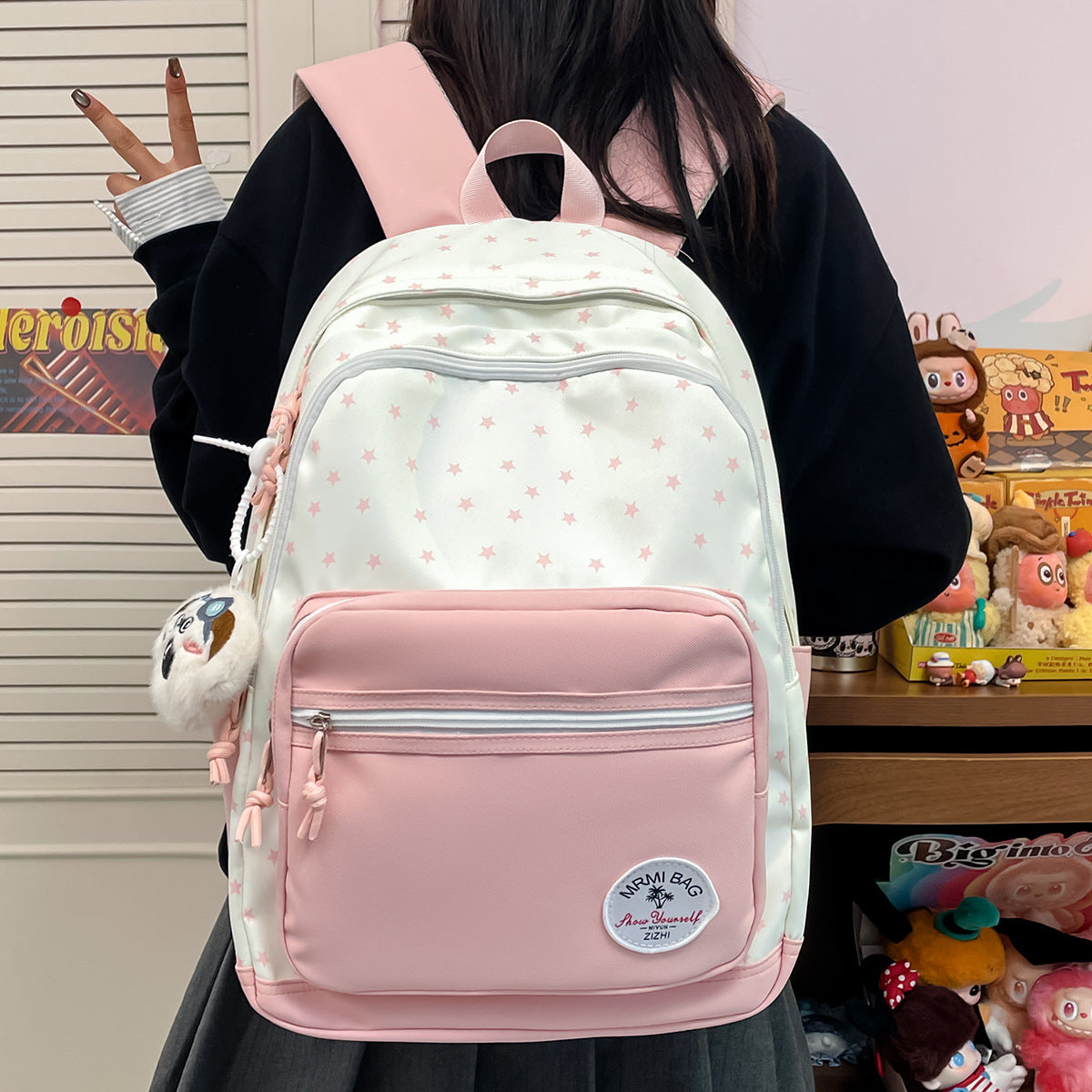 Large Capacity Campus Simple High Computer Leisure Backpack