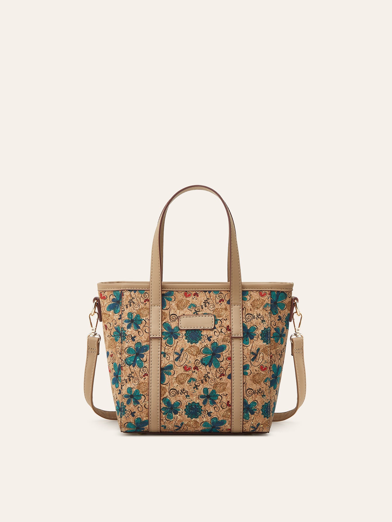 Women's Ethnic Print Cork Bohemian Commuter Fashion Bags
