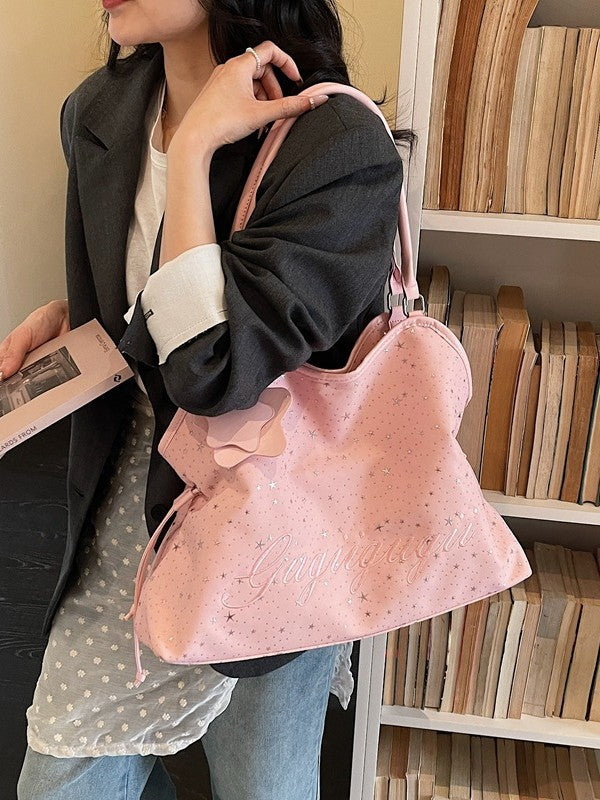 Women's Feeling Tong Large Capacity College Out Women's Shoulder Bag
