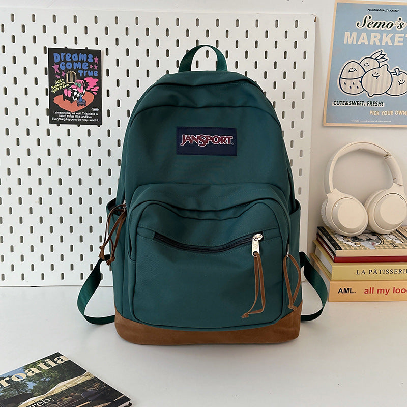 Women's & Men's Fashion Lightweight Solid Color For Junior Women's Backpack