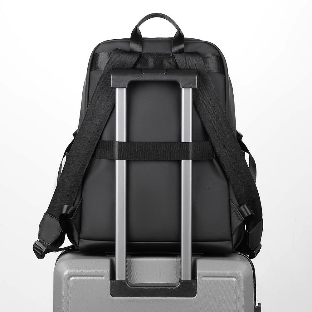 Men's Simple Business Trip Commuter Computer Retro Leisure Backpack