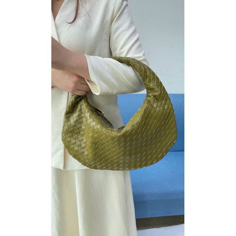 Knotted Woven Portable Underarm Fashion Large Bags