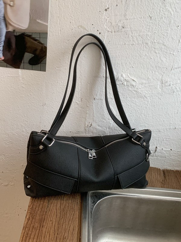 Cool Niche Motorcycle Large Capacity Retro Easy Matching Commuter Fashionable Underarm Bag