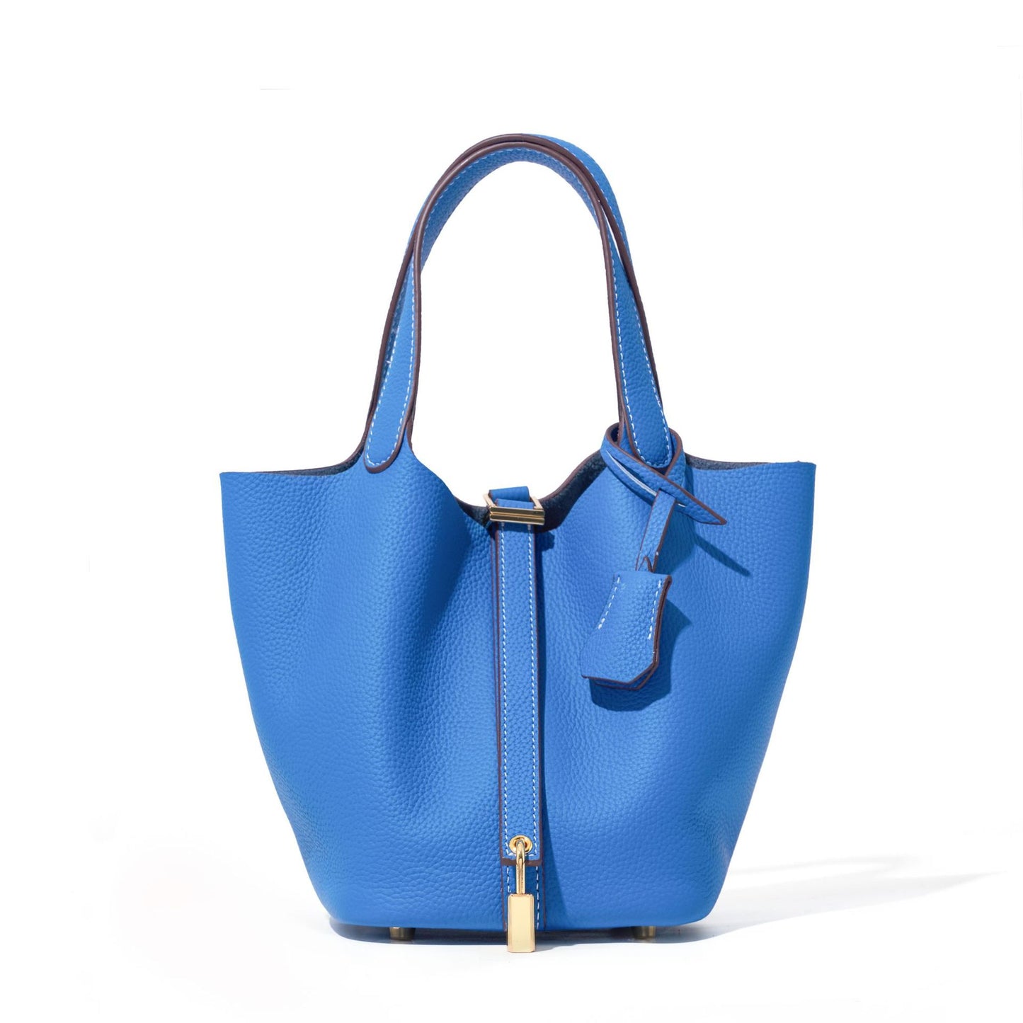 Classic First Layer Cowhide Vegetable Basket Light Luxury High-grade Genuine Women's Messenger Bag