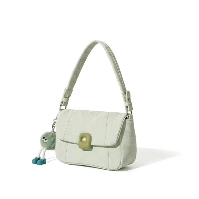 Niche High-grade Affordable Luxury Fashion Simple Soft Leather Portable Twisted Underarm Bag
