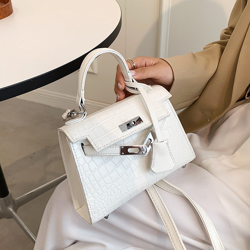 Women's Trendy Fashionable Stylish Crocodile Pattern Kelly Women's Messenger Bag