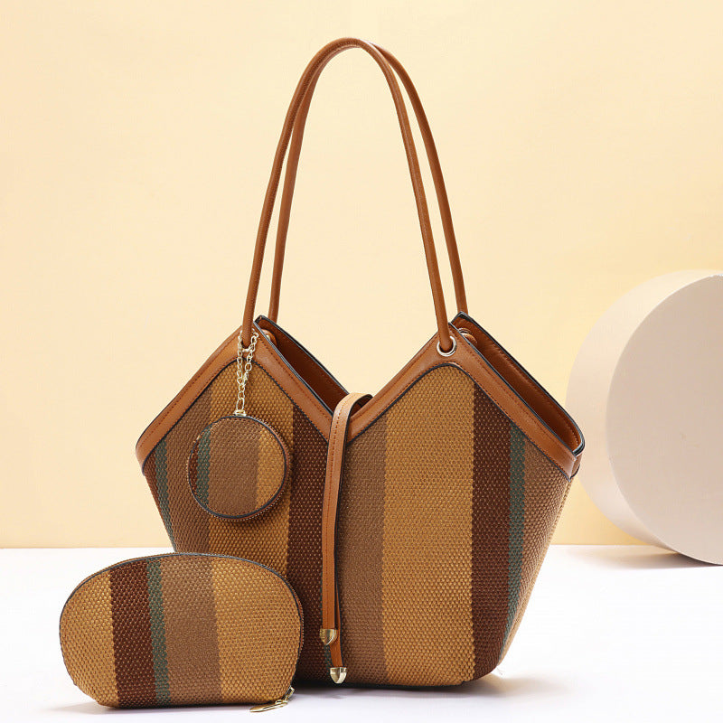 Women's Large Capacity Fashion Trend Atmosphere Shoulder Bags