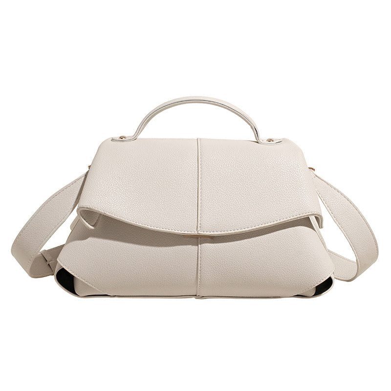 Women's Niche Smile Pleated Fashion Hand Large Bags