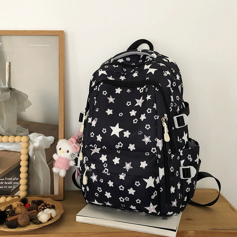 Korean Style Good-looking Early High College Simple Backpacks
