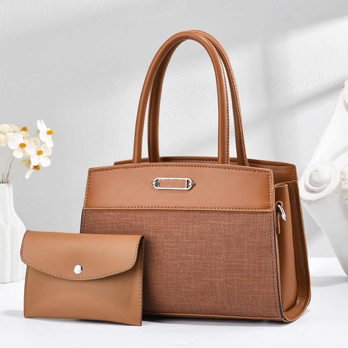 Easy Matching Large Capacity Spring Portable Women's Handbag